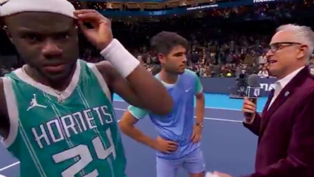Frances Tiafoe supera a Carlos Alcaraz en Charlotte. Fuente: Tennis.com