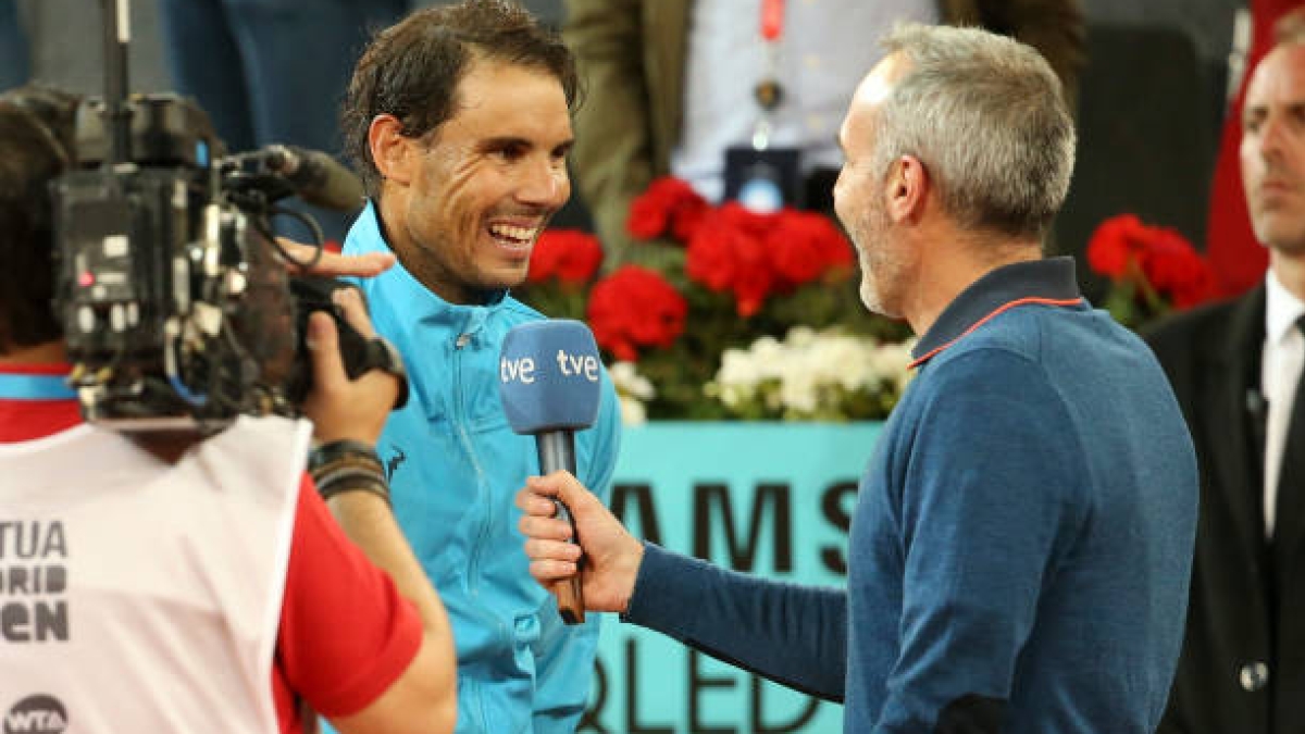 Rafa Nadal y Àlex Corretja. Foto: Getty