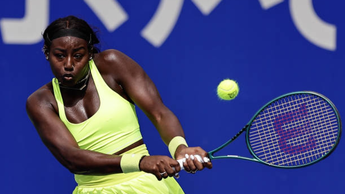 Parks se hace grande en los momentos decisivos para superar a Bencic en Angers. Foto: Getty