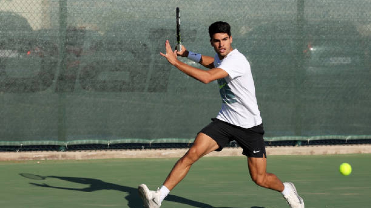 Carlos Alcaraz, exhibición en Puerto Rico. Foto: gettyimages