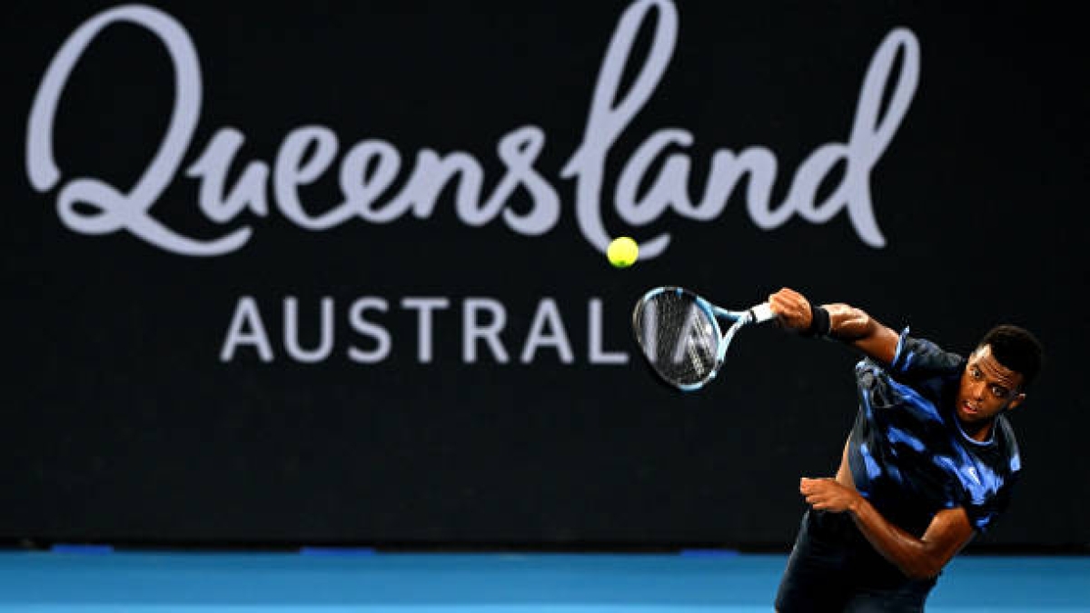 Giovanni Mpetschi-Perricard, saque. Foto: gettyimages