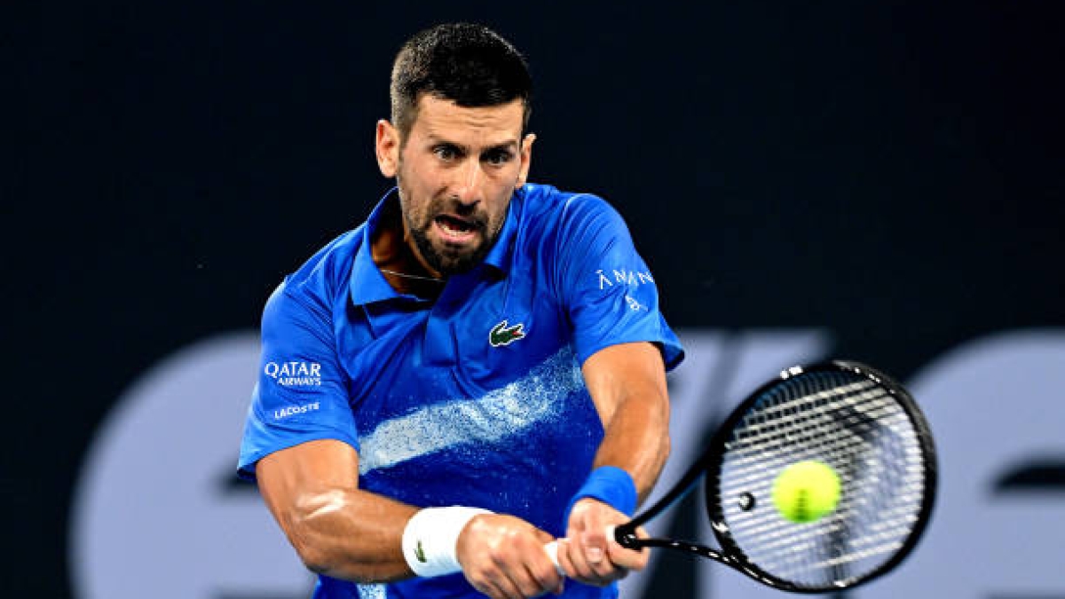 Novak Djokovic debuta con victoria en Brisbane. Foto: gettyimages