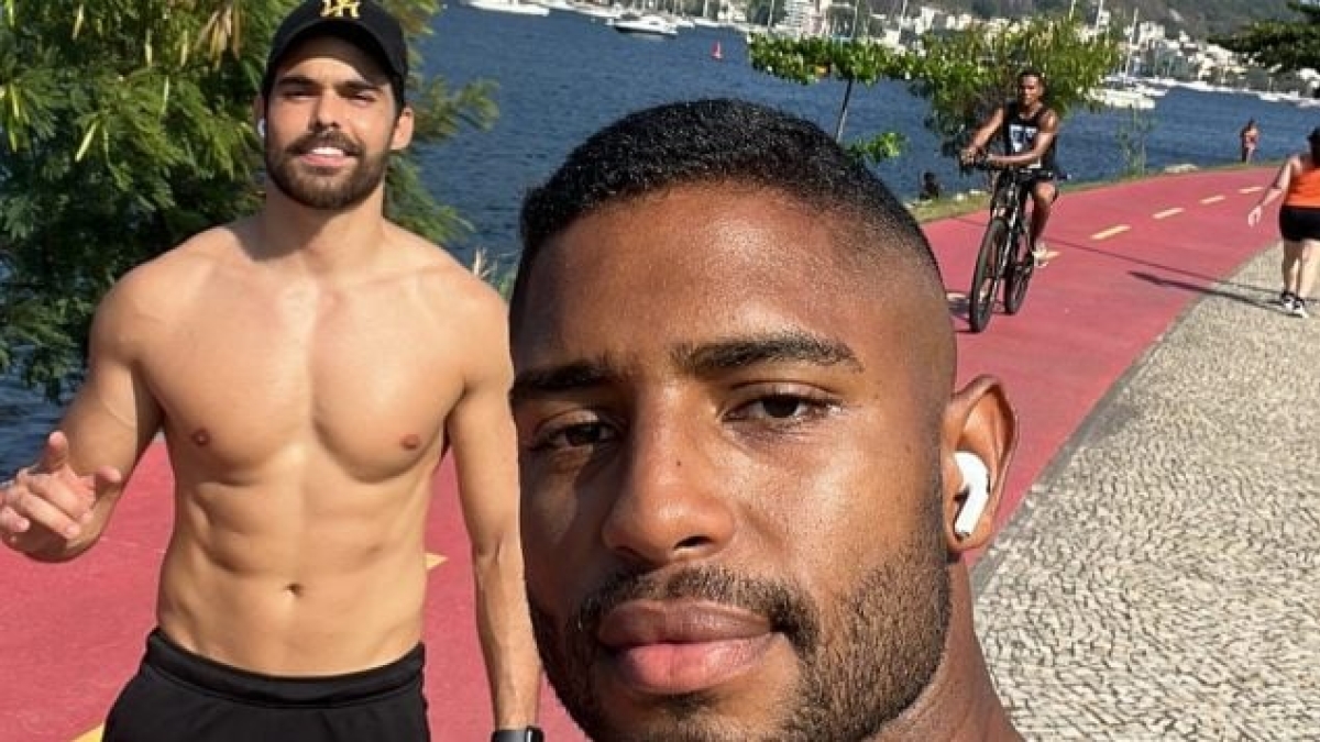 Joao Reis da Silva, with his partner. Source: Instagram Joao