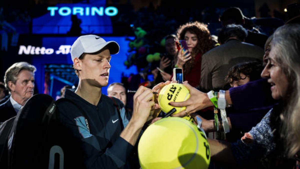 Jannik Sinner, Jugador Favorito de los fans por segundo año. Fuente: Getty