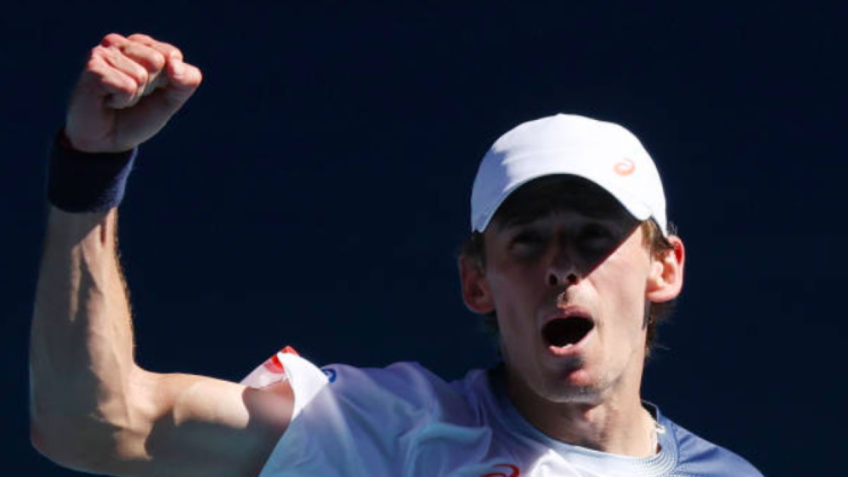 Alex De Minaur ya está en octavos del Open de Australia. Fuente: Getty