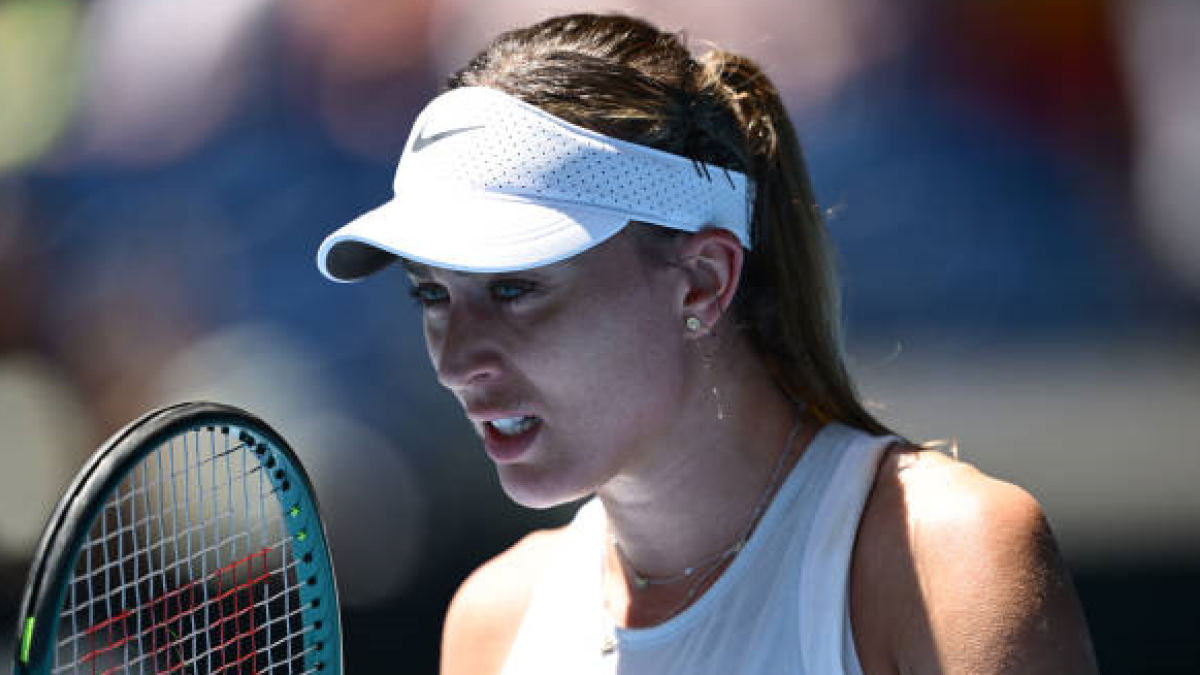 Paula Badosa en el Open de Australia 2025. Foto: getty