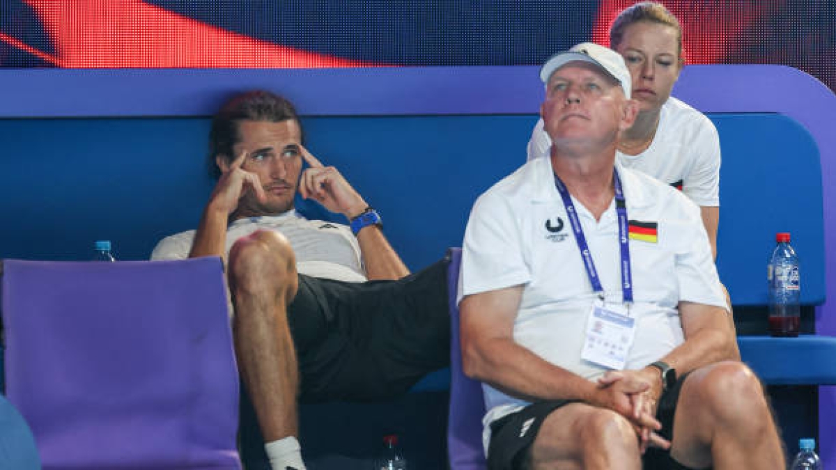 Zverev, baja por lesión en United Cup 2025. Foto: gettyimages