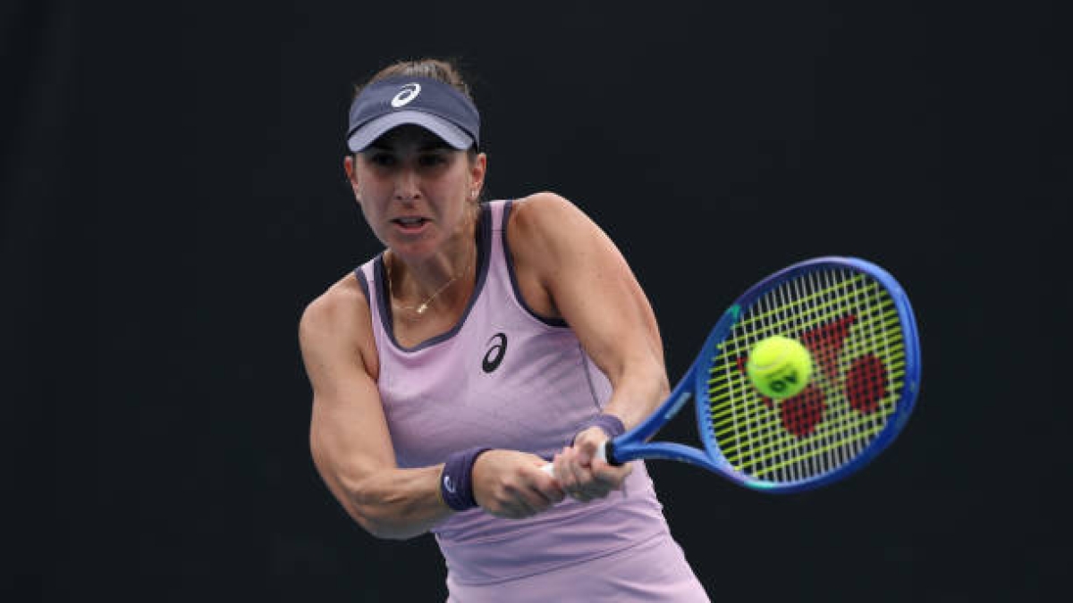Belinda Bencic makes history against Osaka. Photo: gettyimages