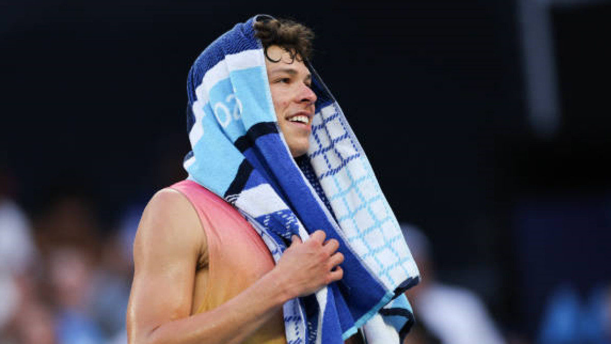 Ben Shelton at the Australian Open 2025. Photo: Getty