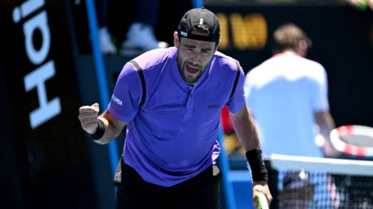Matteo Berrettini en el Open de Australia 2025. Foto: Getty