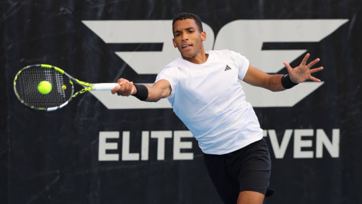 Félix Auger-Aliassime in Adelaide. Photo: gettyimages