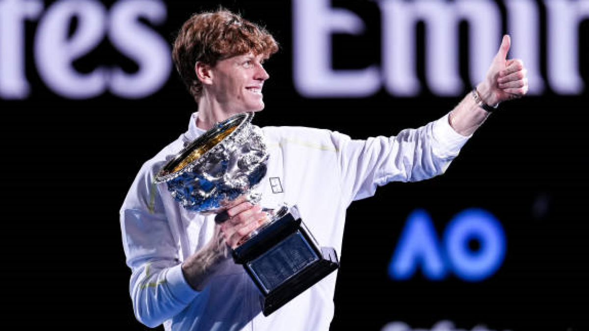 Jannik Sinner at the Australian Open 2025. Photo: Getty