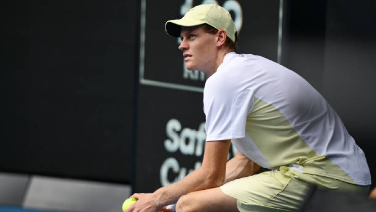 Jannik Sinner en el Open de Australia 2025. Foto: Getty