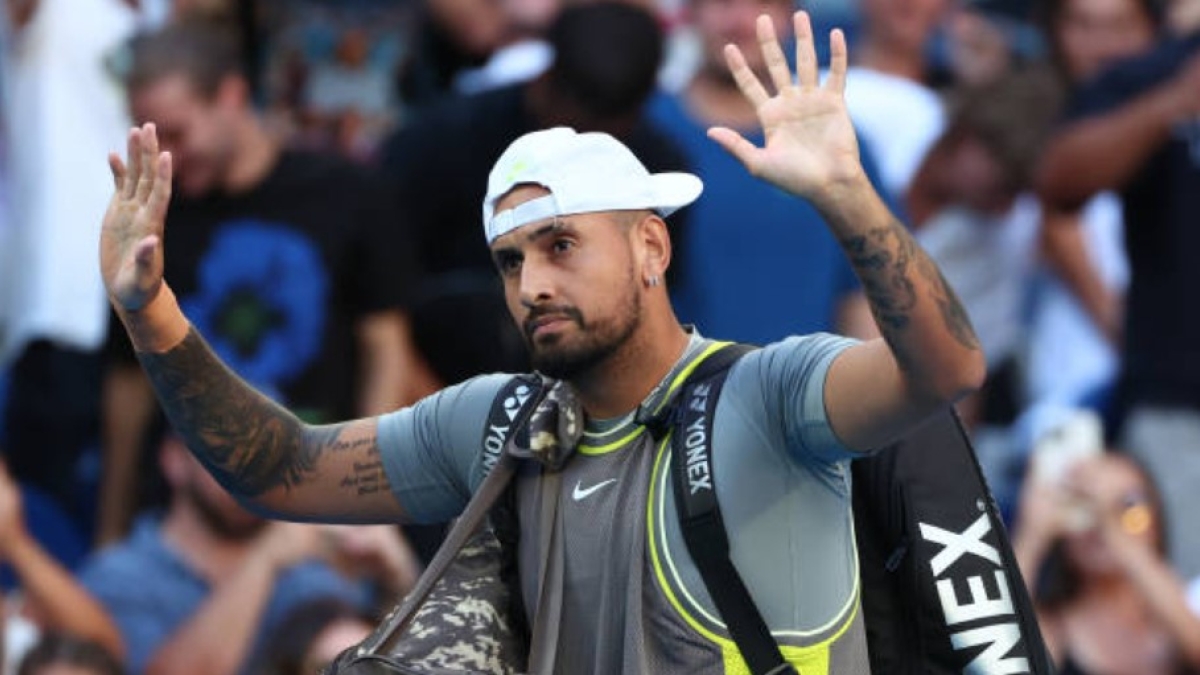 Nick Kyrgios en el Open de Australia 2025. Foto: Getty