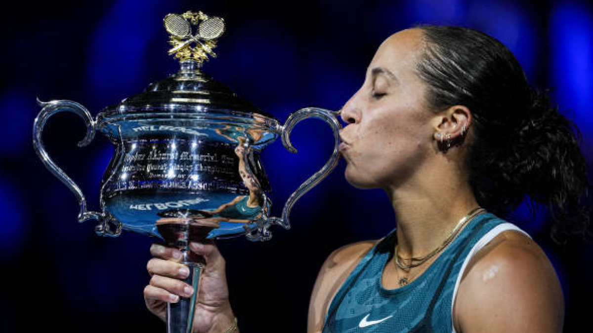 Madison Keys at the Australian Open 2025. Photo: getty