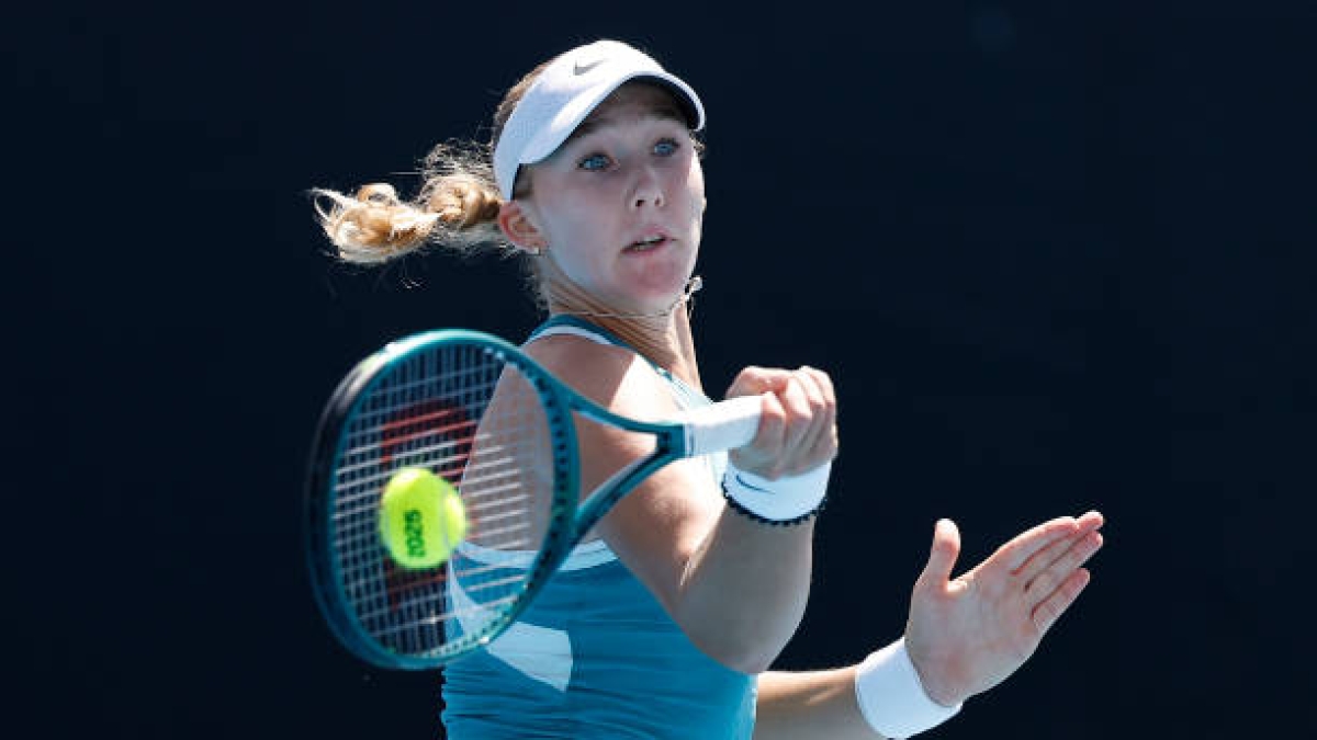 Mirra Andreeva, confrontation with Sabalenka. Photo: gettyimages