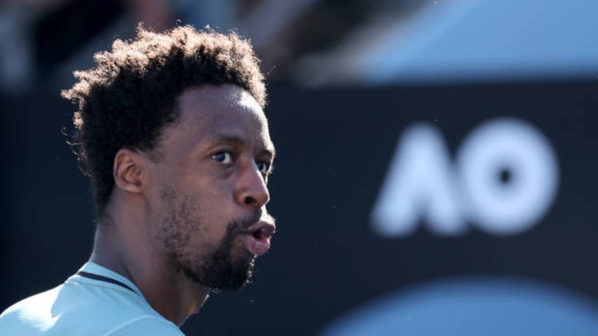 Gael Monfils at the Australian Open 2025. Photo: Getty