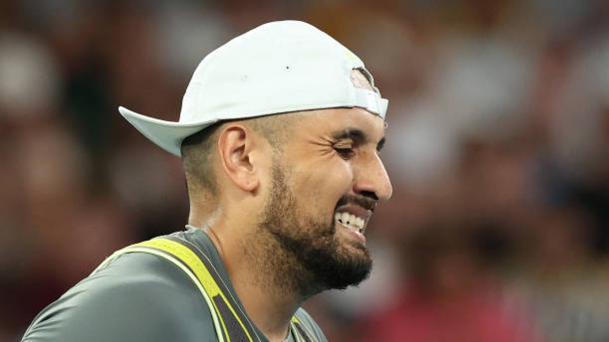 Nick Kyrgios loses to Fearnley at the 2025 Australian Open. Photo: gettyimages