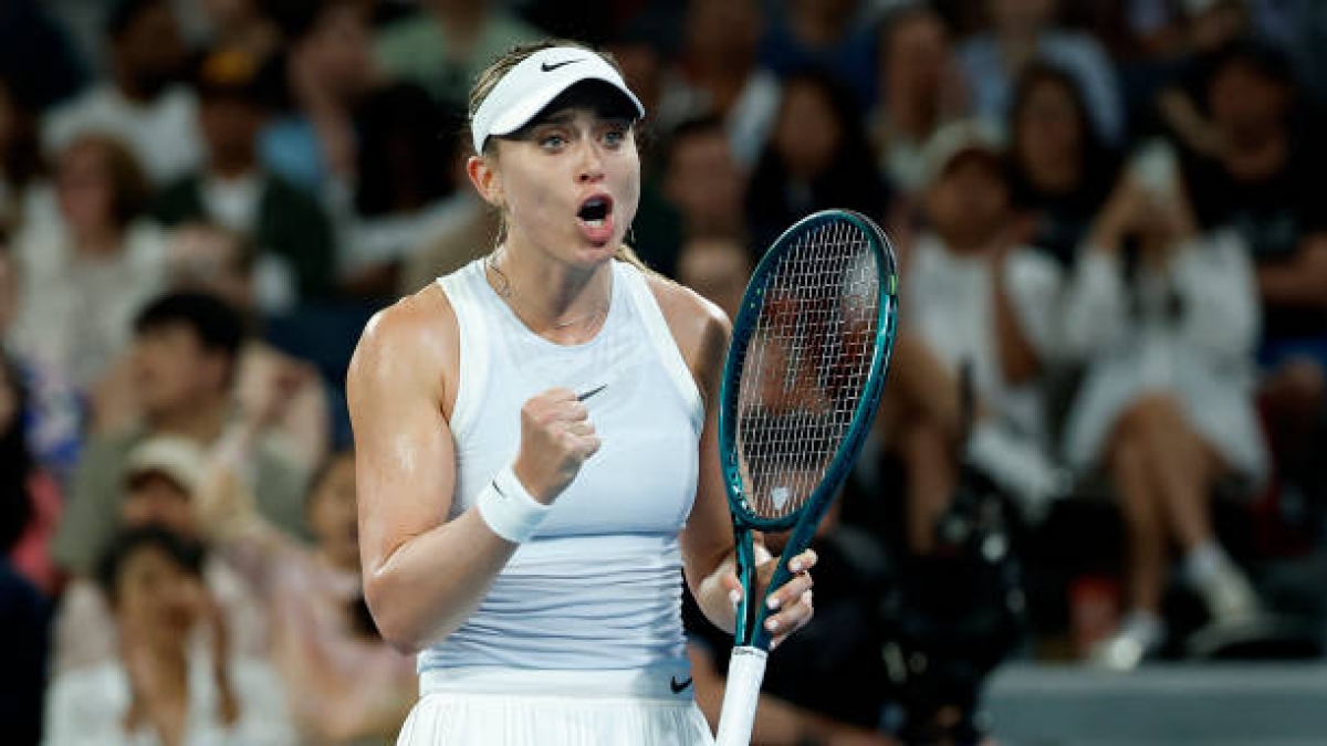 Paula Badosa gana a Wang en Open de Australia 2025. Foto: gettyimages