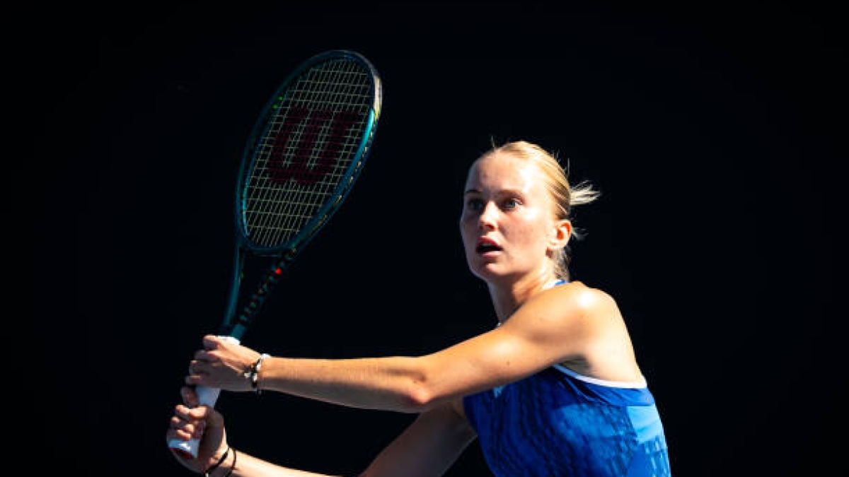 Polina Kudermetova in Australia. Photo: Getty Images