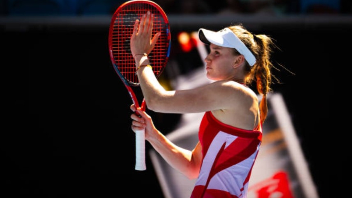 Elena Rybakina en el Open de Australia 2025. Foto: Getty