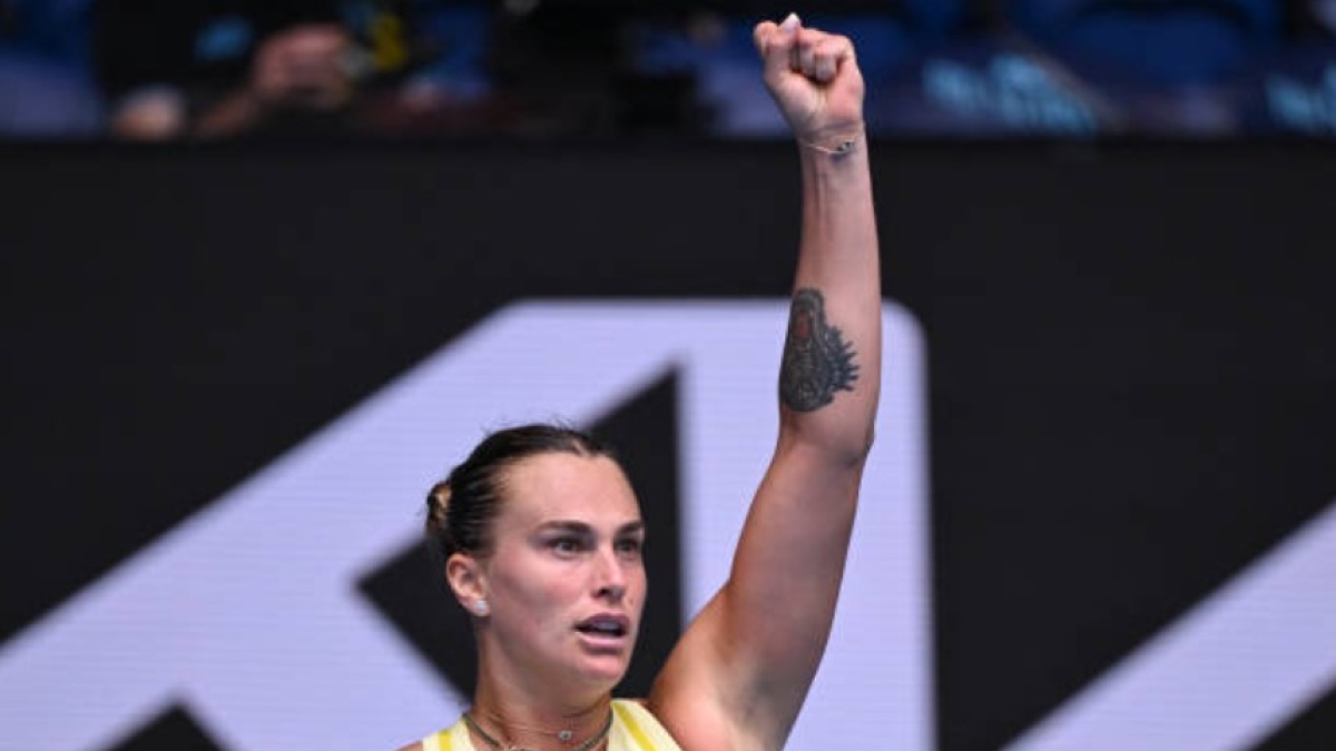 Aryna Sabalenka at the Australian Open 2025