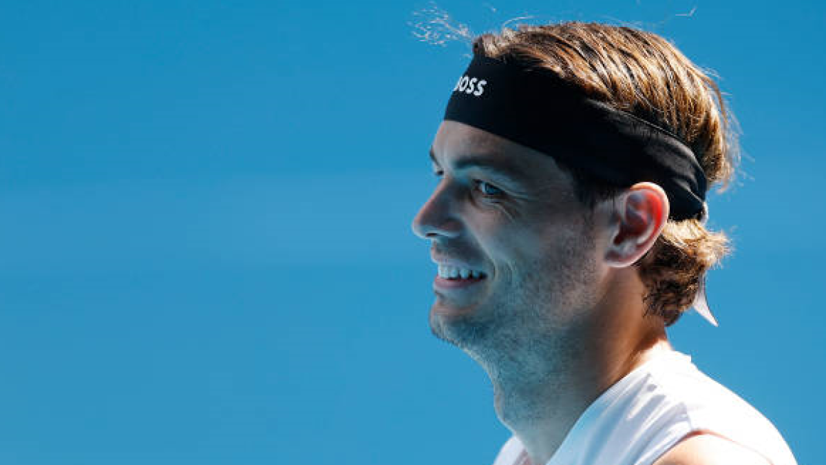 Taylor Fritz at the Australian Open 2025. Photo: Getty