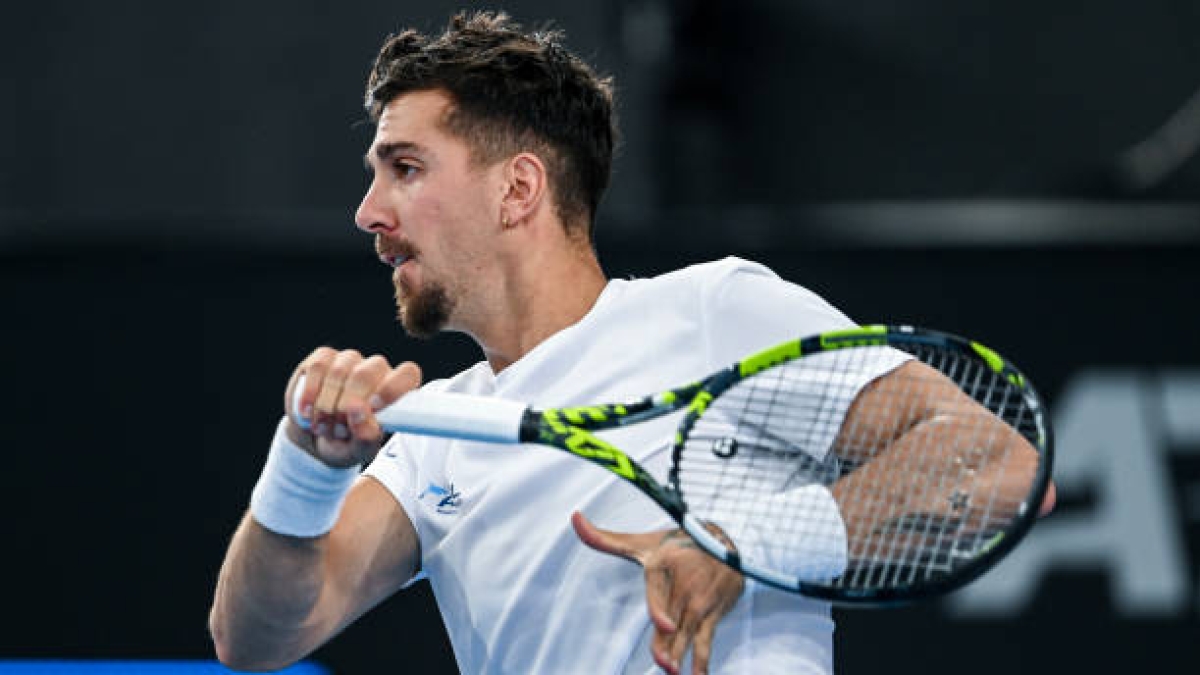 Thanasi Kokkinakis in Adelaide. Photo: gettyimages