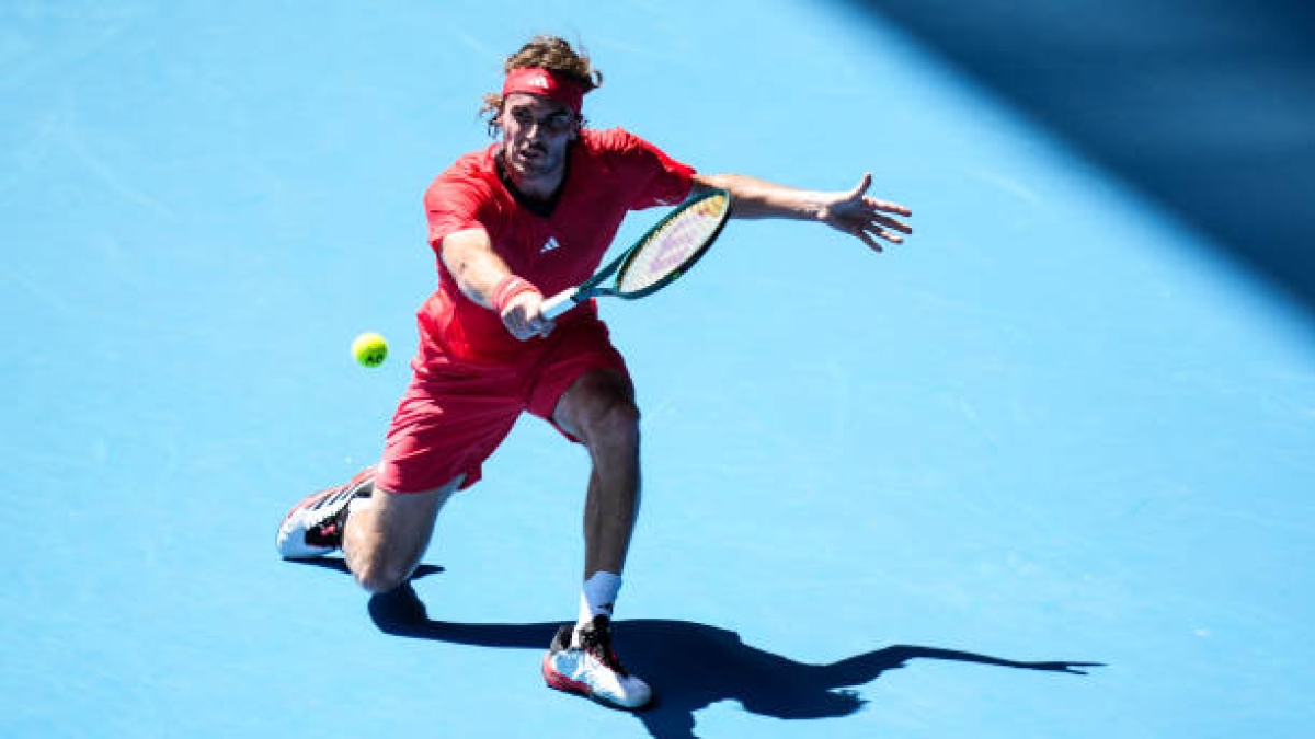 Tsitsipas, cabeza de serie eliminado en Open de Australia 2025. Foto: gettyimages