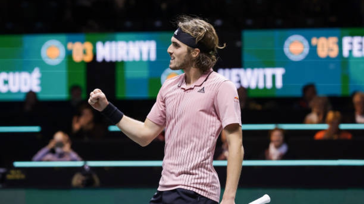 Tsitsipas, invitado a Rotterdam. Foto: gettyimages