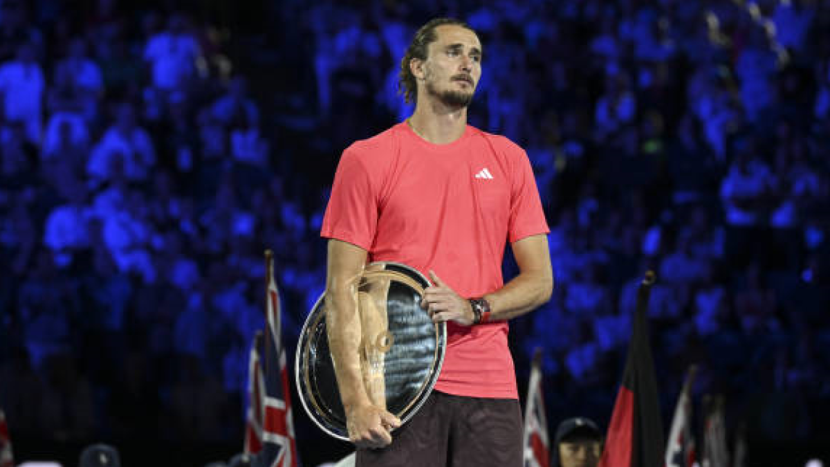 Alexander Zverev en el Open de Australia 2025. Foto: getty
