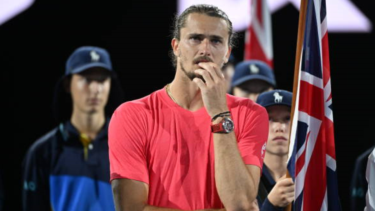Alexander Zverev at the Australian Open 2025. Photo: Getty