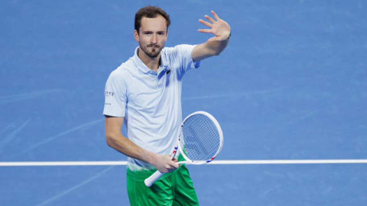 Daniil Medvedev en Doha 2025. Foto: getty
