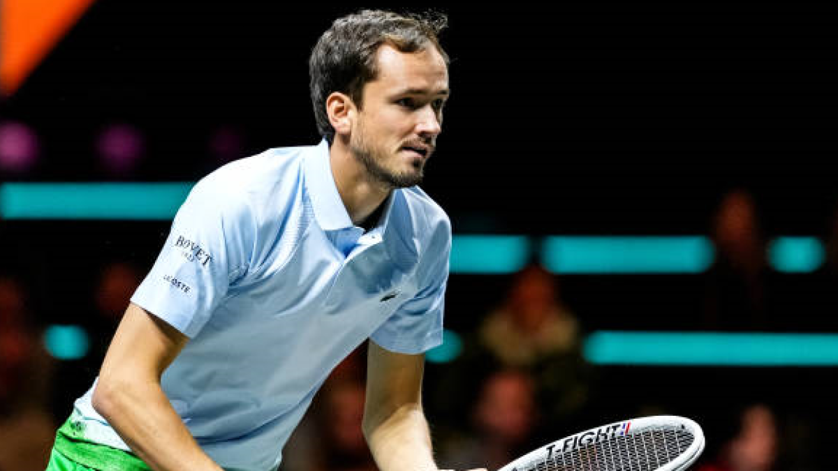 Daniil Medvedev en Rotterdam 2025. Foto: getty