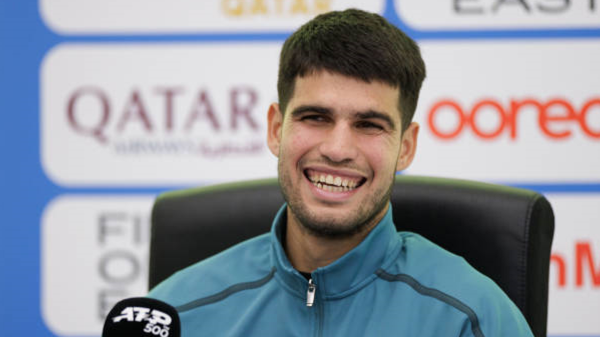Carlos Alcaraz in Doha 2025