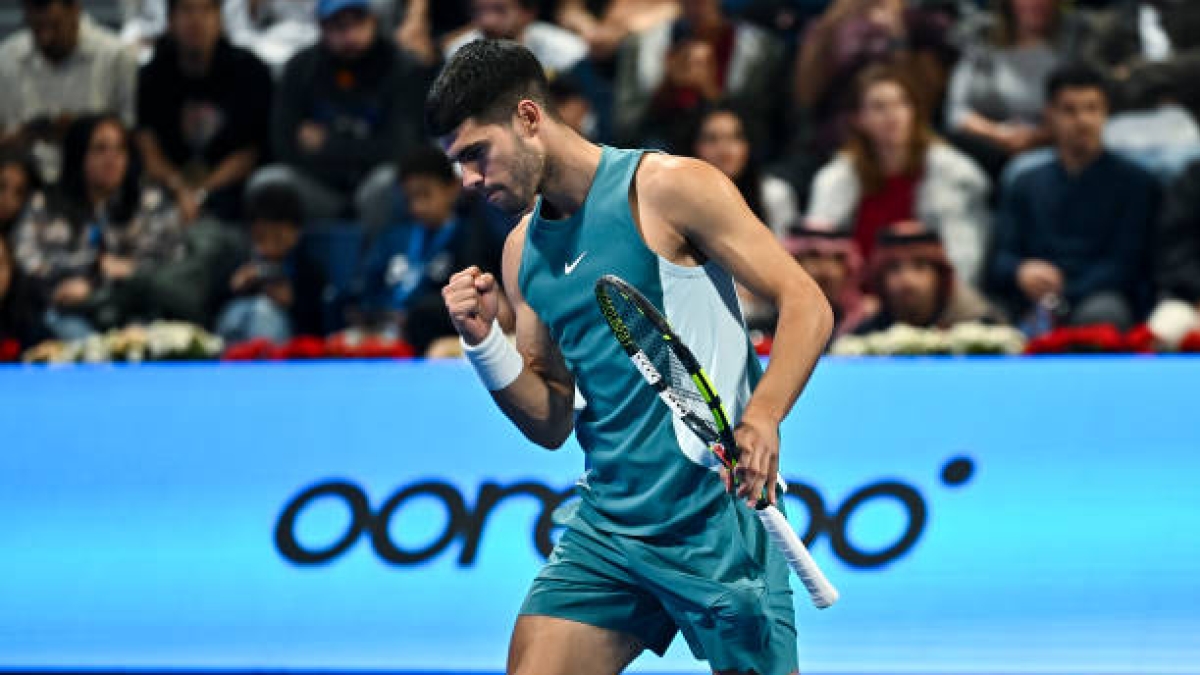 Carlos Alcaraz, torneos consecutivos. Foto: gettyimages