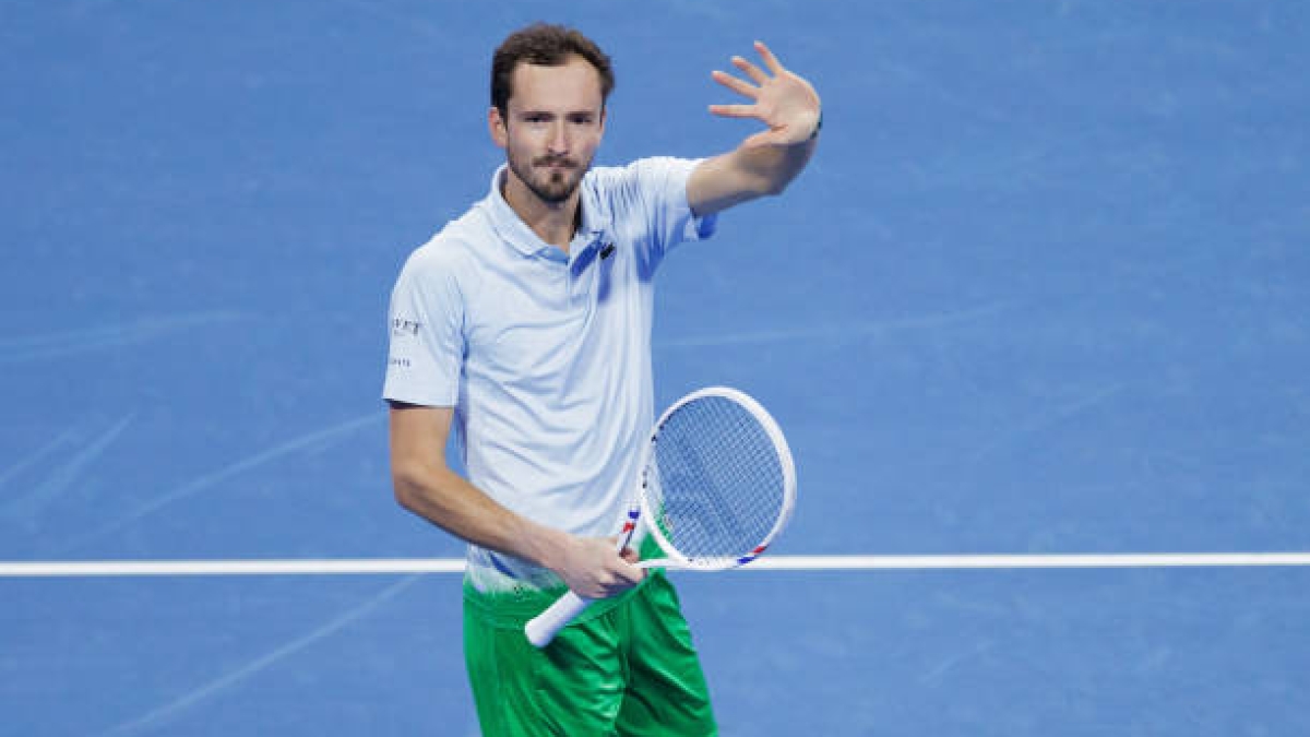 Medvedev se retira de repente en Doha y se marcha sin despedirse de su rival. Foto: Getty
