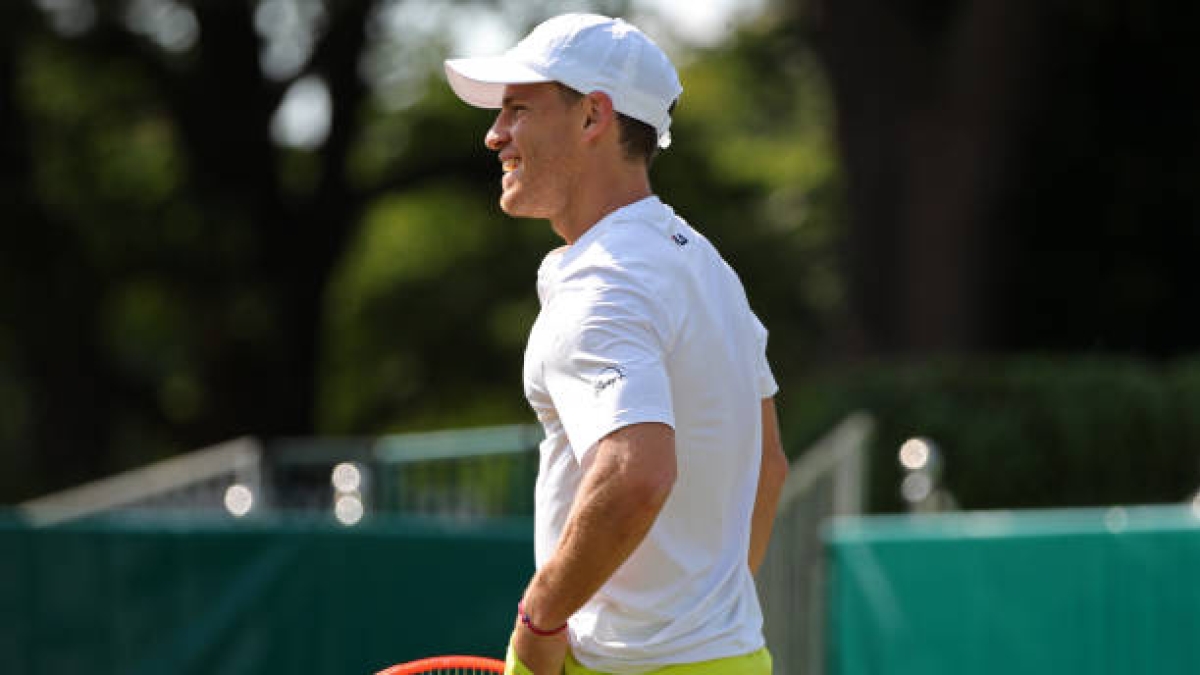 Schwartzman regresa al tenis con una derrota ante Carabelli. Foto: Getty
