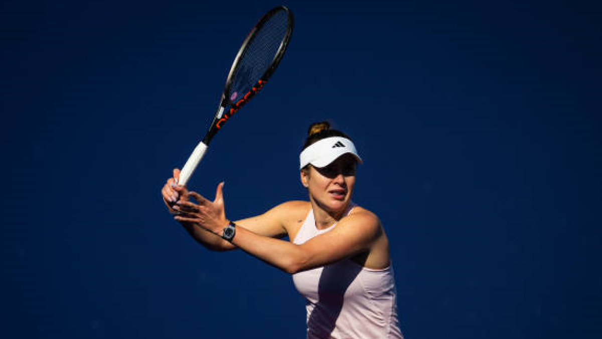 Elina Svitolina en Doha 2025. Foto: getty