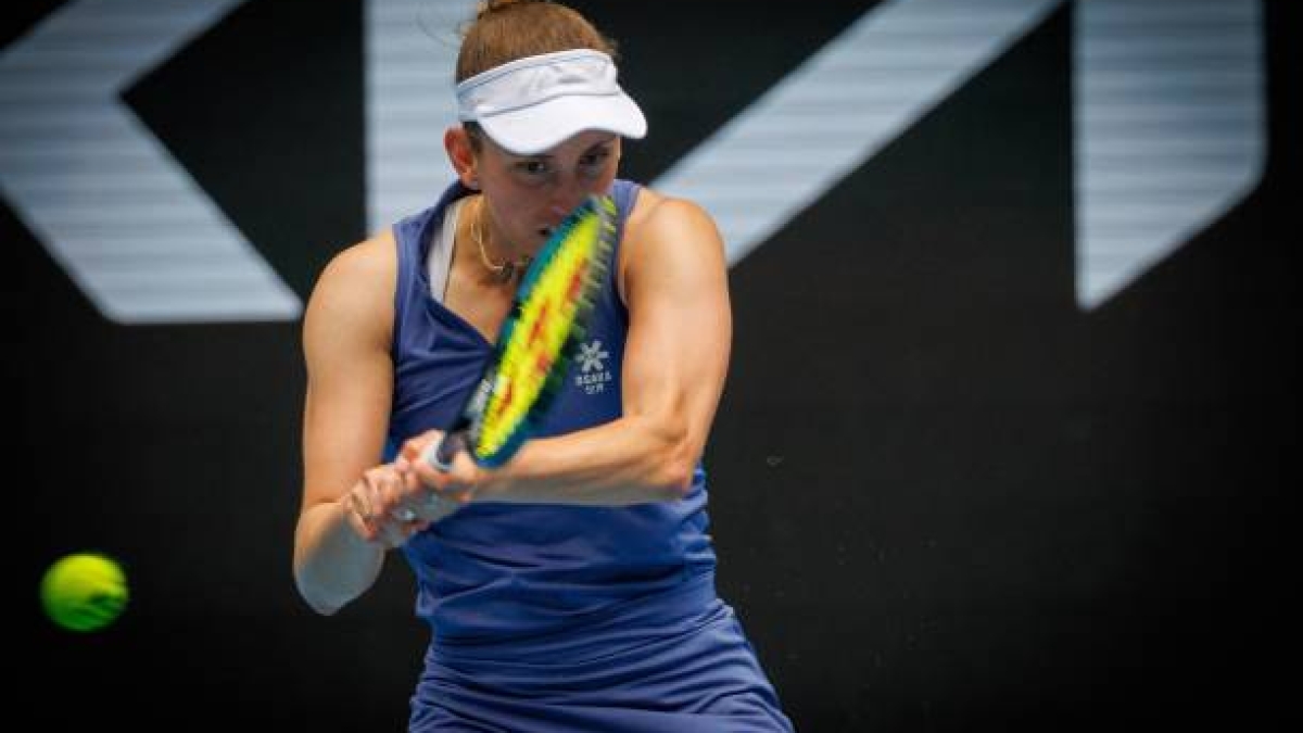 WTA Doha 2025. Mertens cumple como favorita ante Bucsa. Foto: Getty