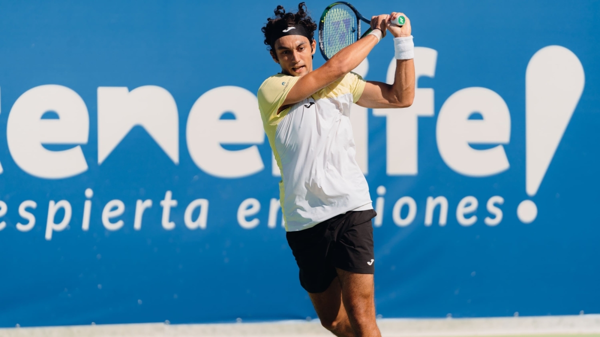 Dani Rincón, durante la disputa de su duelo de octavos.