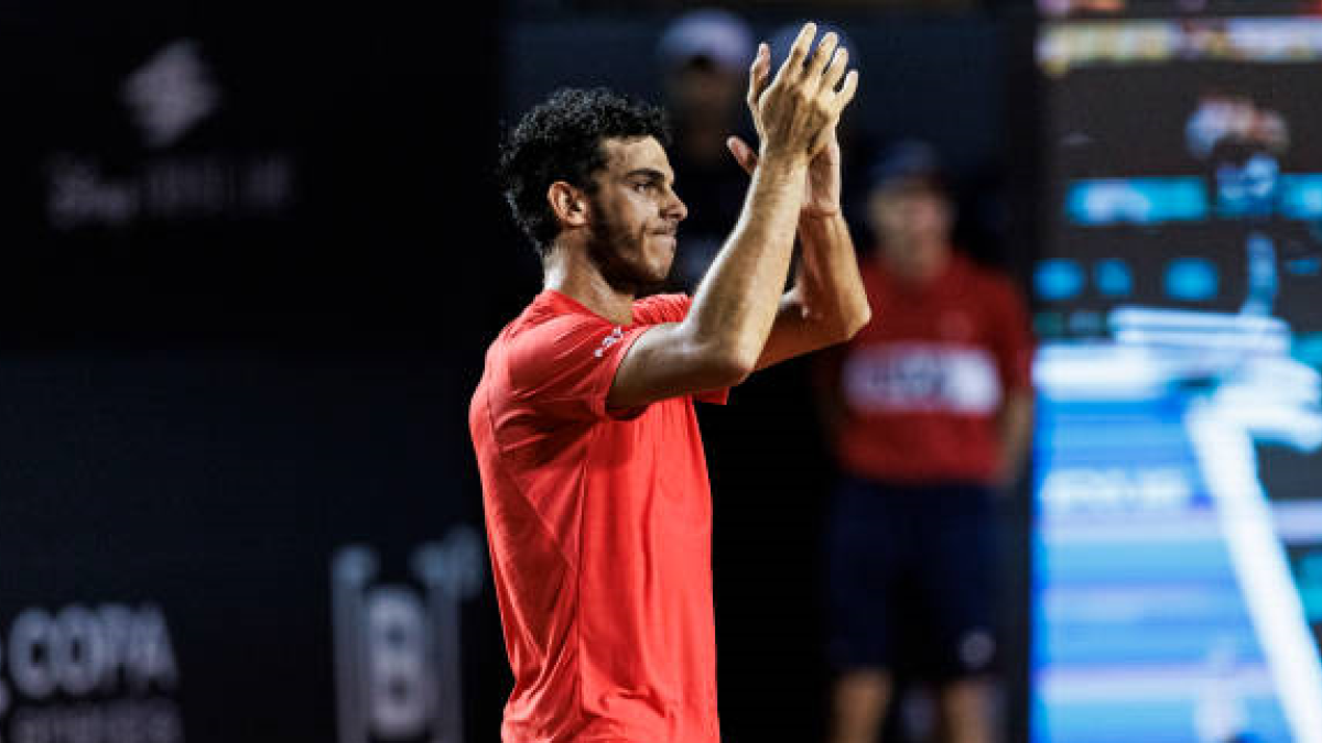 Francisco Cerúndolo en el Rio Open 2025. Foto: getty