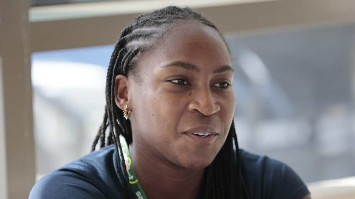 Coco Gauff at the WTA Dubai 2025. Photo: Getty