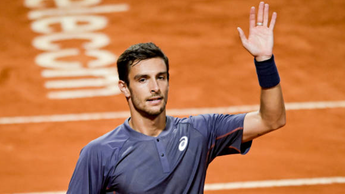 Lorenzo Musetti en el ATP de Buenos Aires 2025. Foto: getty