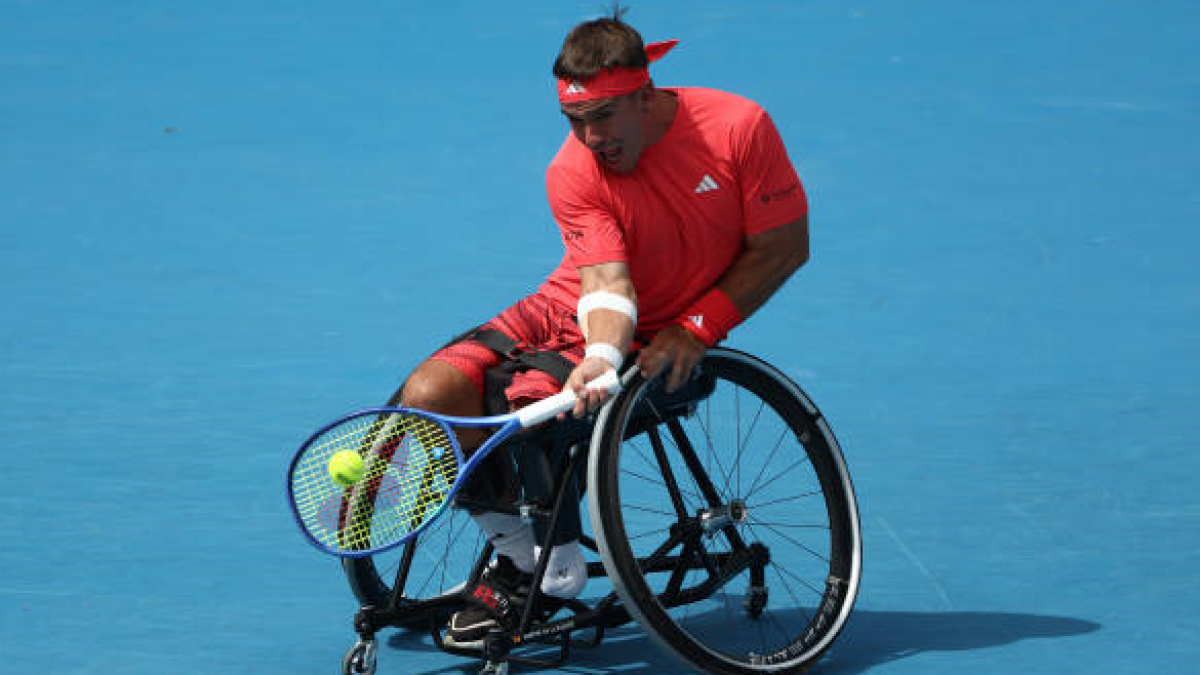 Martín de la Puente en el Open de Australia 2025. Foto: getty