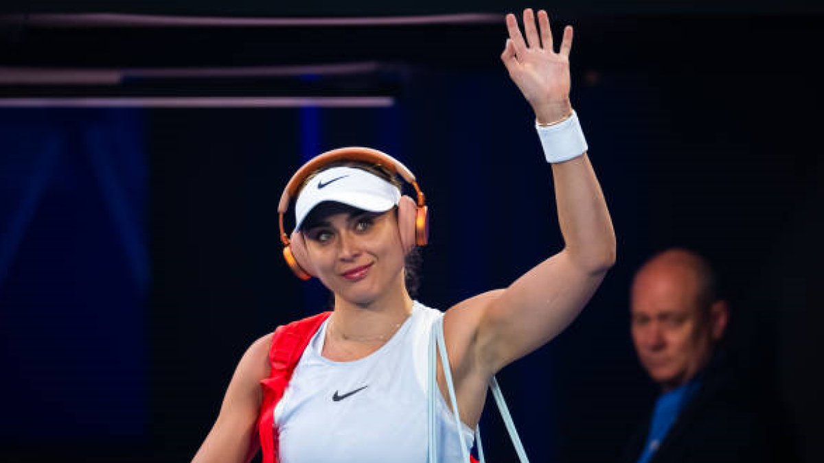 Paula Badosa en el Open de Australia 2025. Foto: getty