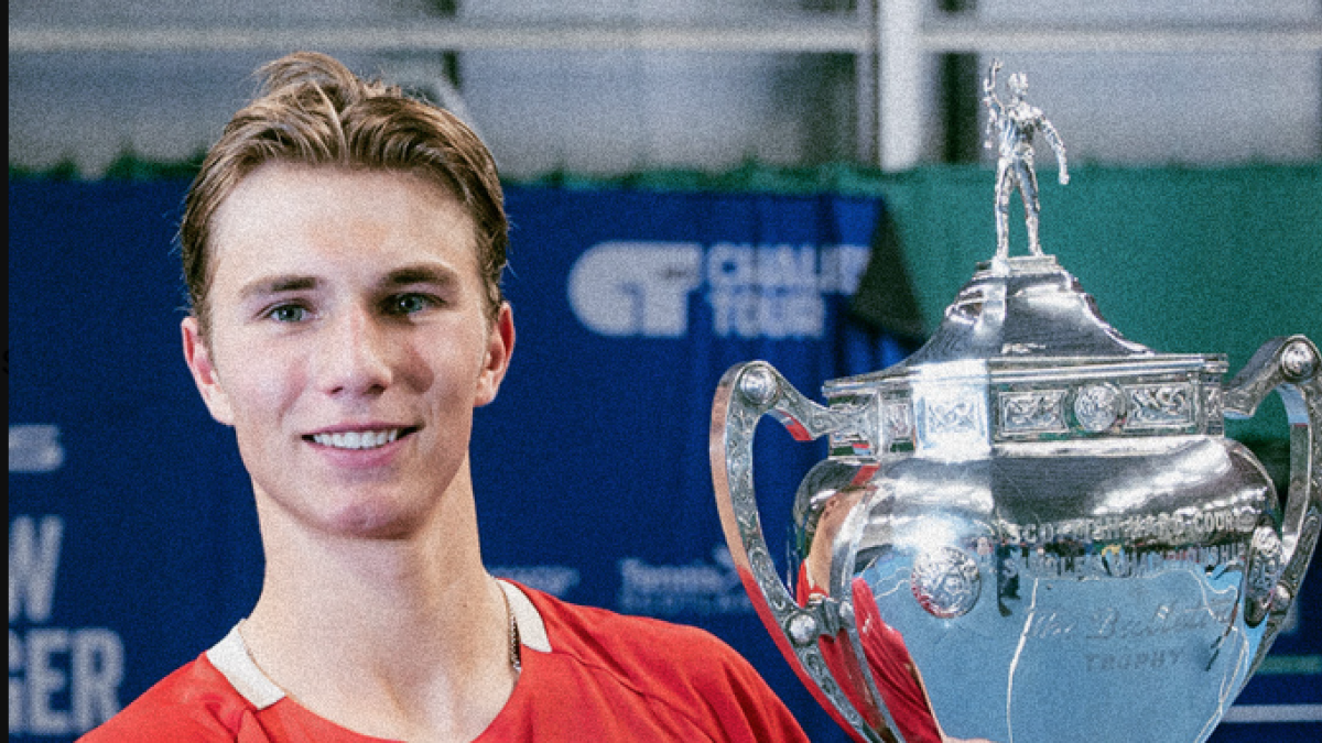 Budkov Kjaer, Challenger champion. Photo: atpchallenger