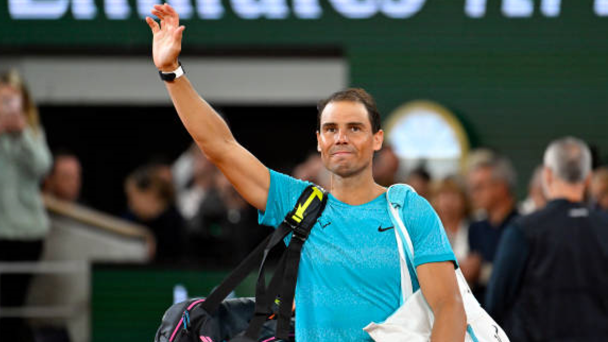 Rafa Nadal en Roland Garros 2024. Foto: getty