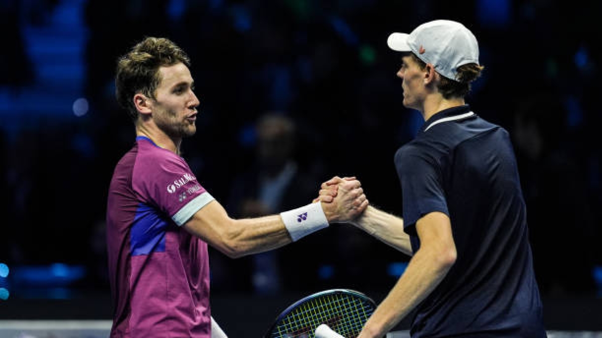Casper Ruud habla de Sinner. Foto: gettyimages