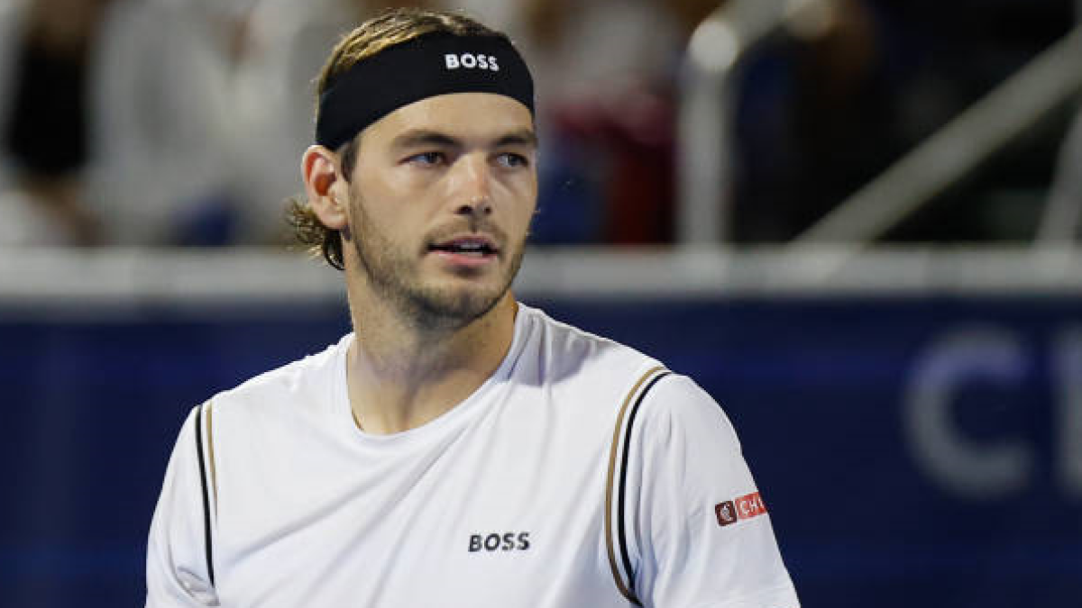 Taylor Fritz en el ATP de Delray Beach 2025. Foto: getty